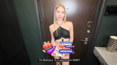 Escort girl gets fucked hard in a sauna of one of the Moscow City towers