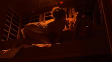 Caught masturbating in sauna by stranger