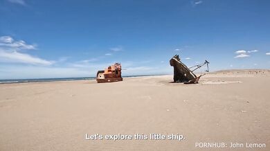 EXPLORING STRANDED SHIP XL - ASS Fucked on the Beach ~ Mei Pang