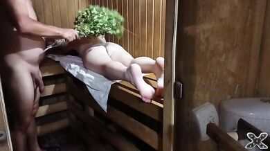 whipping with a birch broom in the sauna