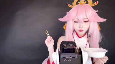 SFW ASMR Yea Miko reading story for you!