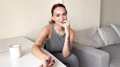 First date in mountains finished sperm in mouth. Sex on first date.