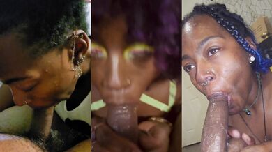 Cummin down her throat Compilation