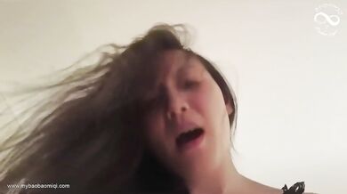 Horny Asian Hotwife begs for creampie - Baobao Linger - LESF-004