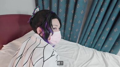 Shinobu Doctor Inspect My Sperm Health by Her Pussy Hole