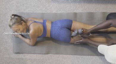 slutty housewife takes black trainers massive dick while husband is away OnlyFans @ Appleliu-76