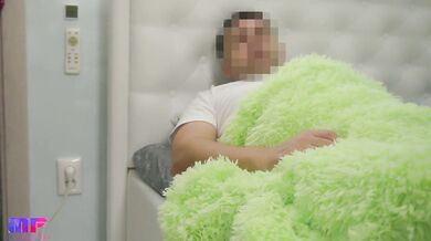 Hot Stepmom Secretly Gives Stepson a Blowjob While He's Relaxing