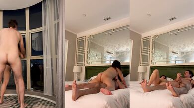  Lulu Wild - The Escort Job Fucked Lulu on The Hotel Window For Everyone To See Her Body