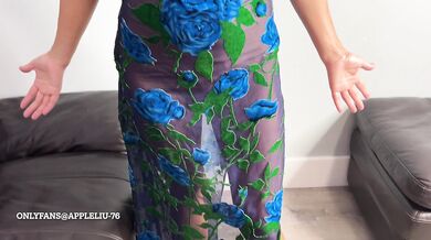 152 milf in dress and high heels jerks off boyfriend OnlyFans @ Appleliu-76