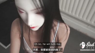 Handjob from SadMiss helps her lover let out his spunk on her face - Asian porn!