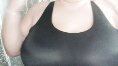 Huge big boobs massage asmr