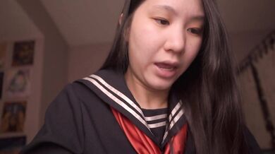 Join a cute Japanese schoolgirl studying ASMR - Ezekiel 38-40