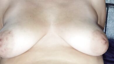 Big Tits Hot Ex Russian Model Focus on The Tits Wile Bouncing on a Cock