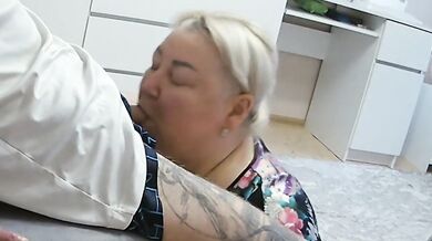 A friend came to visit to get enough cum