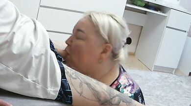 A friend came to visit to get enough cum