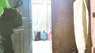 Lagi colmek Kepergok ojol pengantar makanan