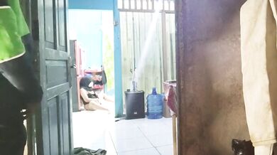 Lagi colmek Kepergok ojol pengantar makanan