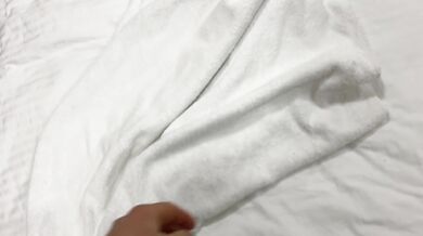 She liked my sperm. I caught a naked Turkish woman in a hijab