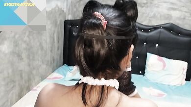 Evesyantika cosplay Jilat memek sampai climax lalu ngentot penuh gairah. Bokep indo