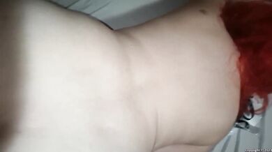 Cute Little Norwegian Redhead with Big Tits Giving Head + Anal