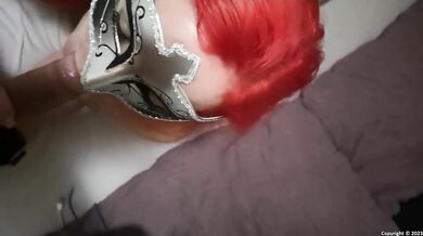 Cute Little Norwegian Redhead with Big Tits Giving Head + Anal