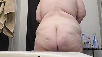 BBW PAWG Ass Spreading Cumpilation