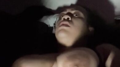 Big titty Redbone MILF rough throat fuck and facial