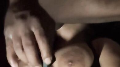 Big titty Redbone MILF rough throat fuck and facial