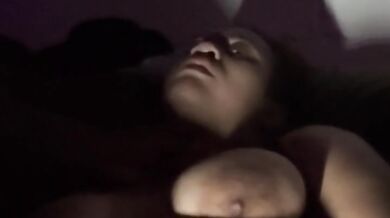 Big titty Redbone MILF rough throat fuck and facial