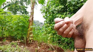 INDONESIAN DICK - My 15th video Masturbating Outdoors Again After Eid al-Adha 2023