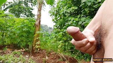 INDONESIAN DICK - My 15th video Masturbating Outdoors Again After Eid al-Adha 2023