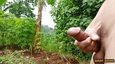 INDONESIAN DICK - My 15th video Masturbating Outdoors Again After Eid al-Adha 2023