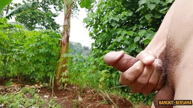 INDONESIAN DICK - My 15th video Masturbating Outdoors Again After Eid al-Adha 2023