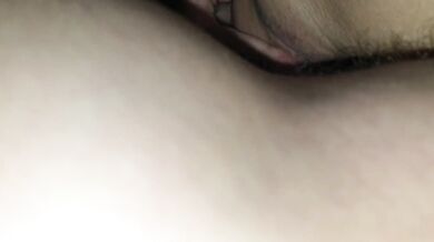 Dad squirts mom's pussy full of his thick cock. Mommy first jerks off daddy and then daddy eats mommy out. 3 of 3