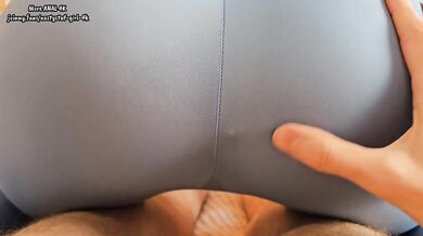 This THICC Ass Ate Dick WHOLE… (POV Leggings Down → Cream Overflow)