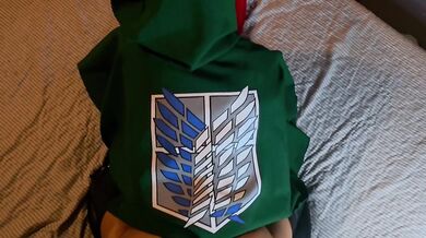 Latin Mikasa sucks my cock and does rough anal. Attack on titan.