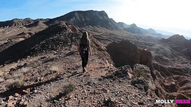 Slutty Hiker gets fucked in a tent on the mountain
