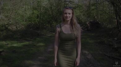 Forester fucks hot girl in the forest - Fiona Fuchs POV
