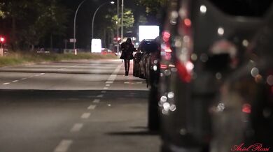 Ariel Rossi is picked up at the roadside and fucked in public