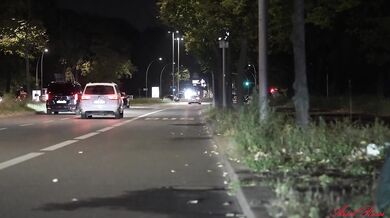 Ariel Rossi is picked up at the roadside and fucked in public