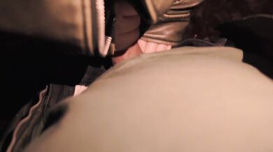 My best friend fucked me from behind and came on my ass in the woods at night