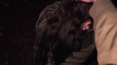 My best friend fucked me from behind and came on my ass in the woods at night