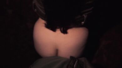 My best friend fucked me from behind and came on my ass in the woods at night