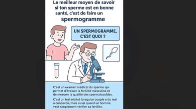 Ton sperme est-il en bonne santé ?