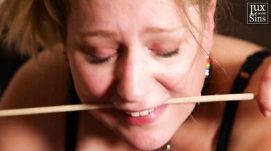 Lesbian Double Domiantion - Faceslapping, Caning, Lezdom with Goddess Aurora and Ms. Pepper