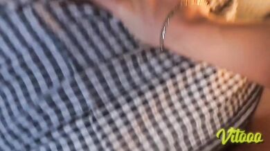 Romantic day with my submissive girlfriend - semen in her ass