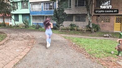 Entrenamiento termina en una rica follada con mi cachondo entrenador - ALEJANDRA PALACIOS
