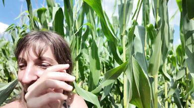 Rea takes me to a cornfield to fuck her