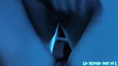 Hot blowjob & mutual play – huge cumshot on her tits/Fellation chaude, masturbation complice… et éja