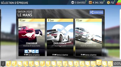 Course à Le Mans sur Real Racing 3